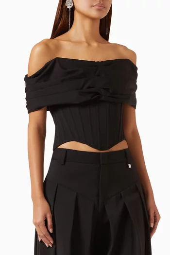 Boned Bustier Top