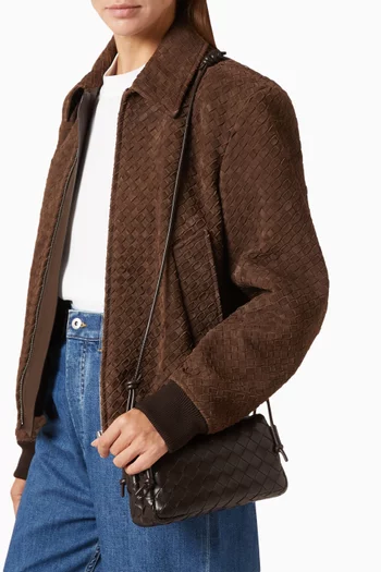Notturno Pouch Bag in Intrecciato Nappa