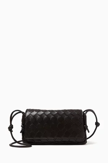 Notturno Pouch Bag in Intrecciato Nappa