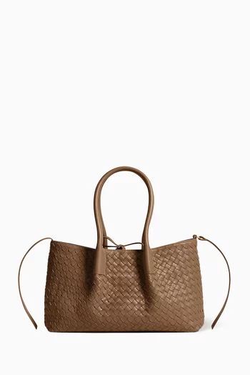Medium Pinacoteca Tote Bag in Intrecciato Calfskin