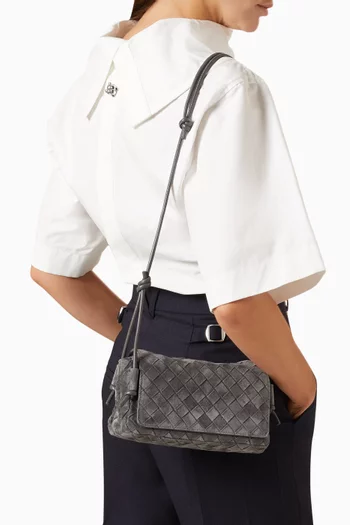 Notturno Pouch Bag in Intrecciato Nappa