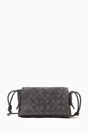 Notturno Pouch Bag in Intrecciato Nappa