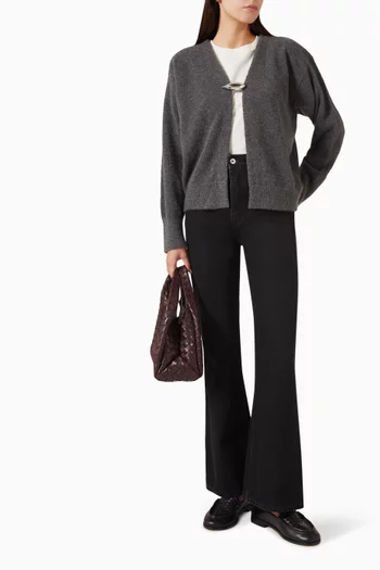 Bouclé Cardigan in Cashmere & Silk