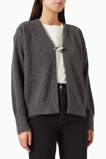 Bouclé Cardigan in Cashmere & Silk