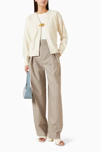 Bouclé Cardigan in Cashmere & Silk