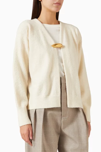 Bouclé Cardigan in Cashmere & Silk
