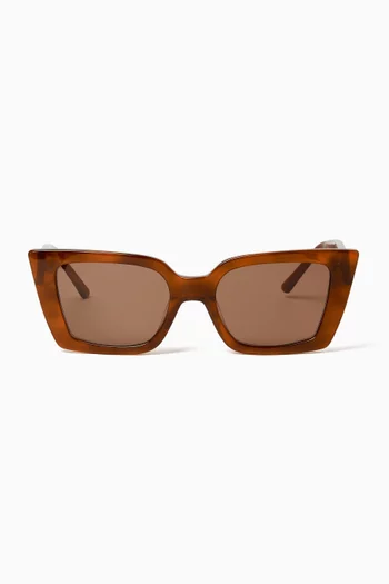 Lucia Cat-eye Sunglasses in Acetate