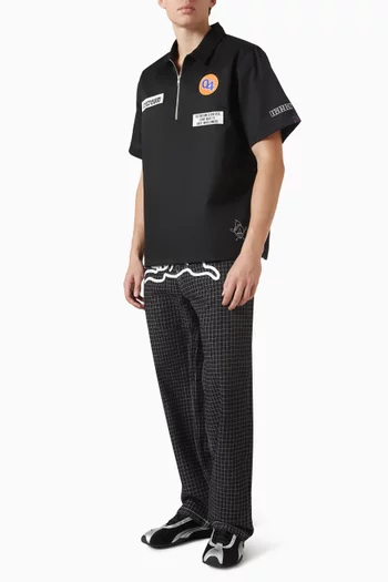 Pit Crew Quarter Zip Shirt