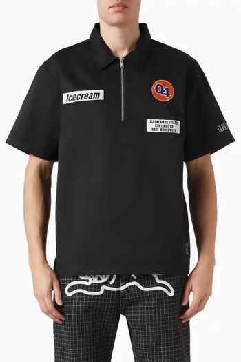 Pit Crew Quarter Zip Shirt
