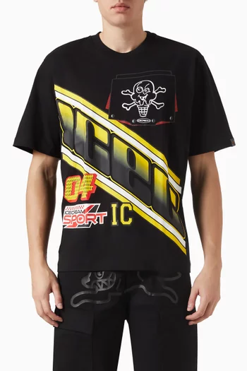 Racing Team T-shirt in Cotton Jersey