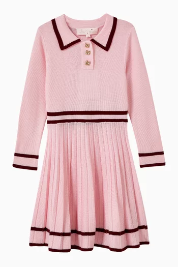 Rosewater Dress in Wool-blend