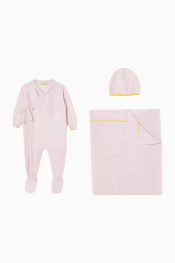 Pyjama, Blanket and Beanie Gift Set