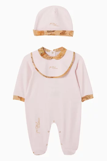Geo Classic Sleepsuit Set in Cotton