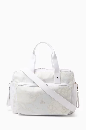 Geo Map Print Changing Bag
