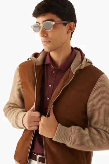 Theo Sunglasses in Italian Mazzucchelli Acetate