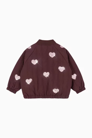Juno Printed Bomber Jacket