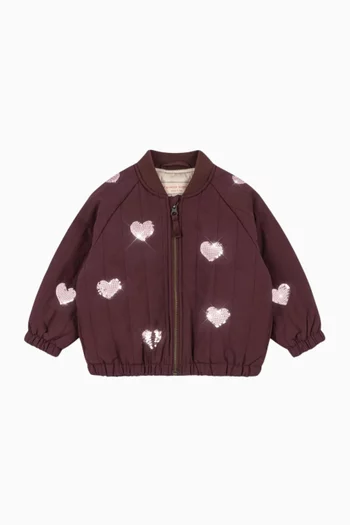 Juno Printed Bomber Jacket