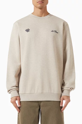 Logo Sweatshirt in Fleece