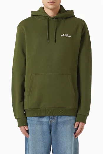 Signature-print Hoodie