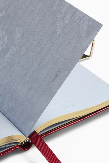 Soho Slide-closure Notebook in Leather