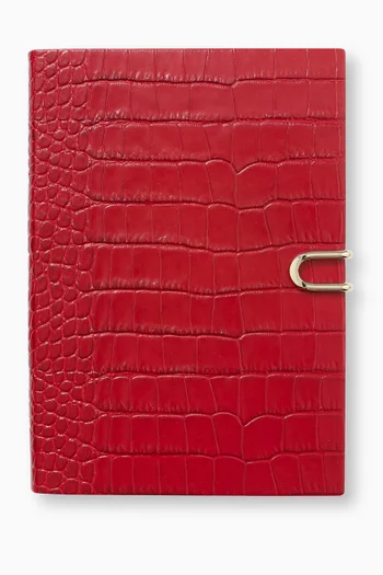 Soho Slide-closure Notebook in Leather