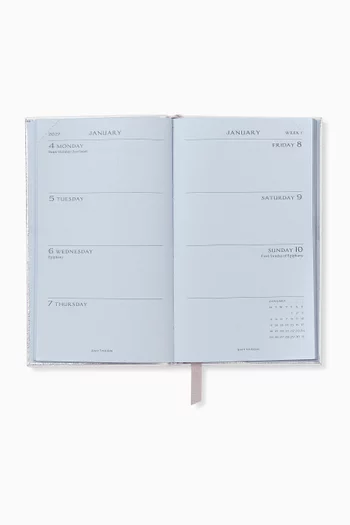 2027 Panama Weekly Diary in Calf Leather