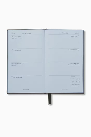 2027 Panama Weekly Diary in Calf Leather