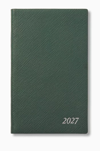 2027 Panama Weekly Diary in Calf Leather
