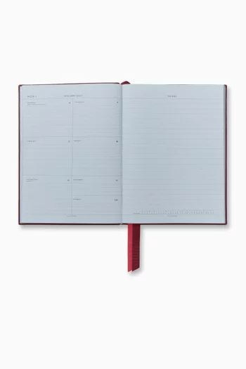 2027 Soho Weekly Diary in Calf Leather