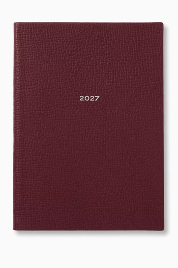 2027 Soho Weekly Diary in Calf Leather