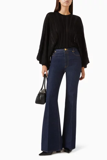 Slim Flare Jeans in Denim