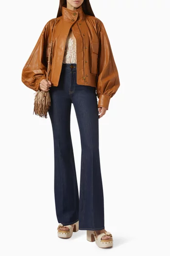 Valiant Biker Jacket in Leather