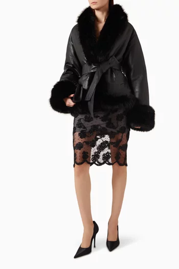 Bonded Jacket in Leather