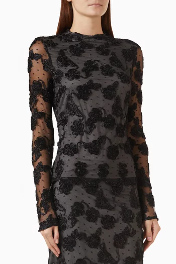 Flower Top in Mesh