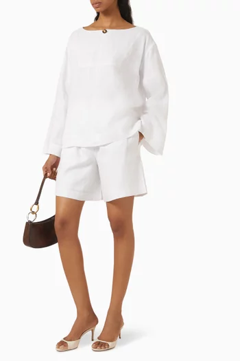 Dakota Blouse in Linen