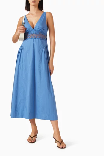 Veda V-neck Dress in Cotton