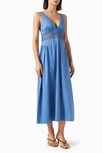 Veda V-neck Dress in Cotton