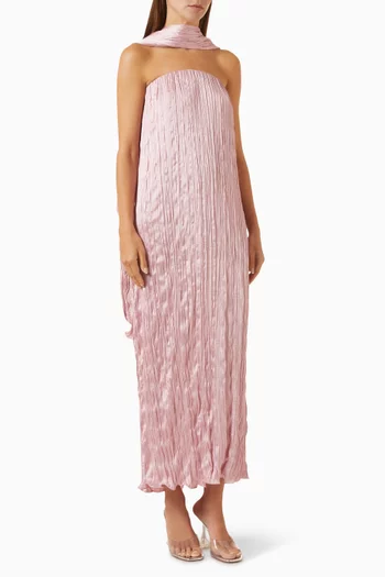 Esme Strapless Dress in Satin