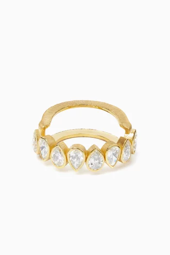 Roma Diamond Ring in 18kt Gold