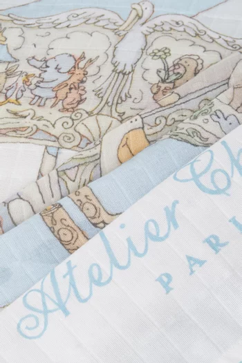Carousel Blanket in Organic Cotton