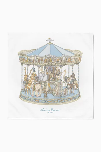 Carousel Blanket in Organic Cotton
