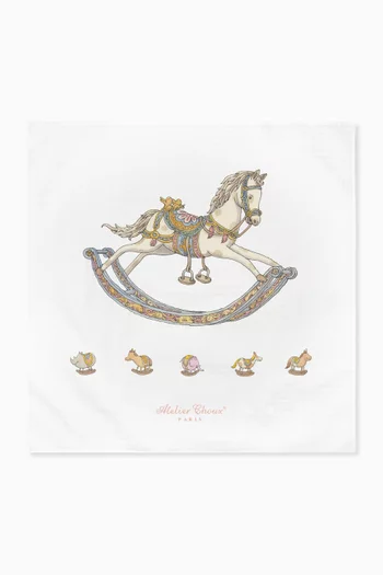 Rocking Horse Blanket in Organic Cotton