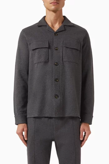 Leisure Overshirt in Cotton Jersey