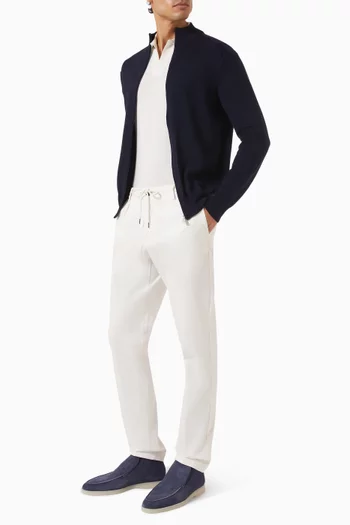 Urban Drawstring Pants in Stretch Cotton
