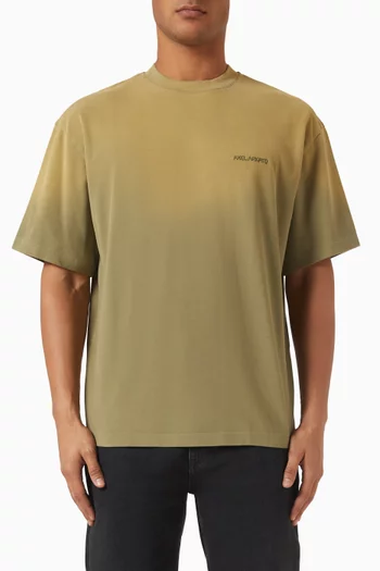 Gradient T-shirt in Cotton
