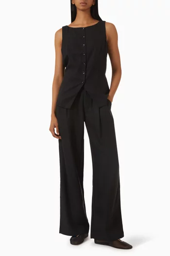 Trestles Twill Wide-leg Pants