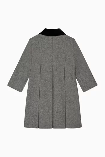 Anisa Collared Coat in Wool