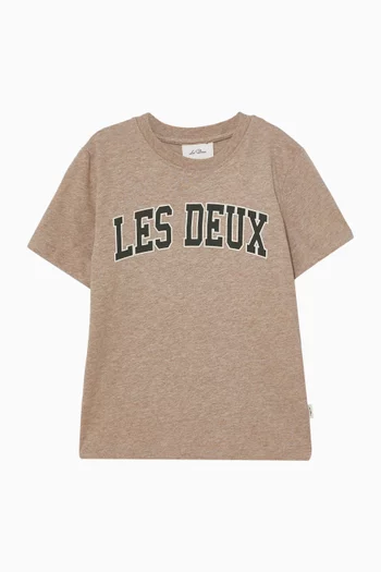 College T-shirt in Cotton