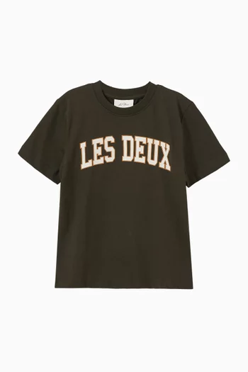 College T-shirt in Cotton