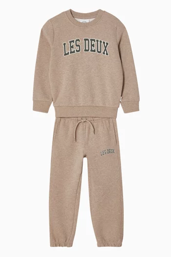 College Sweatshirt in Cotton Fleece